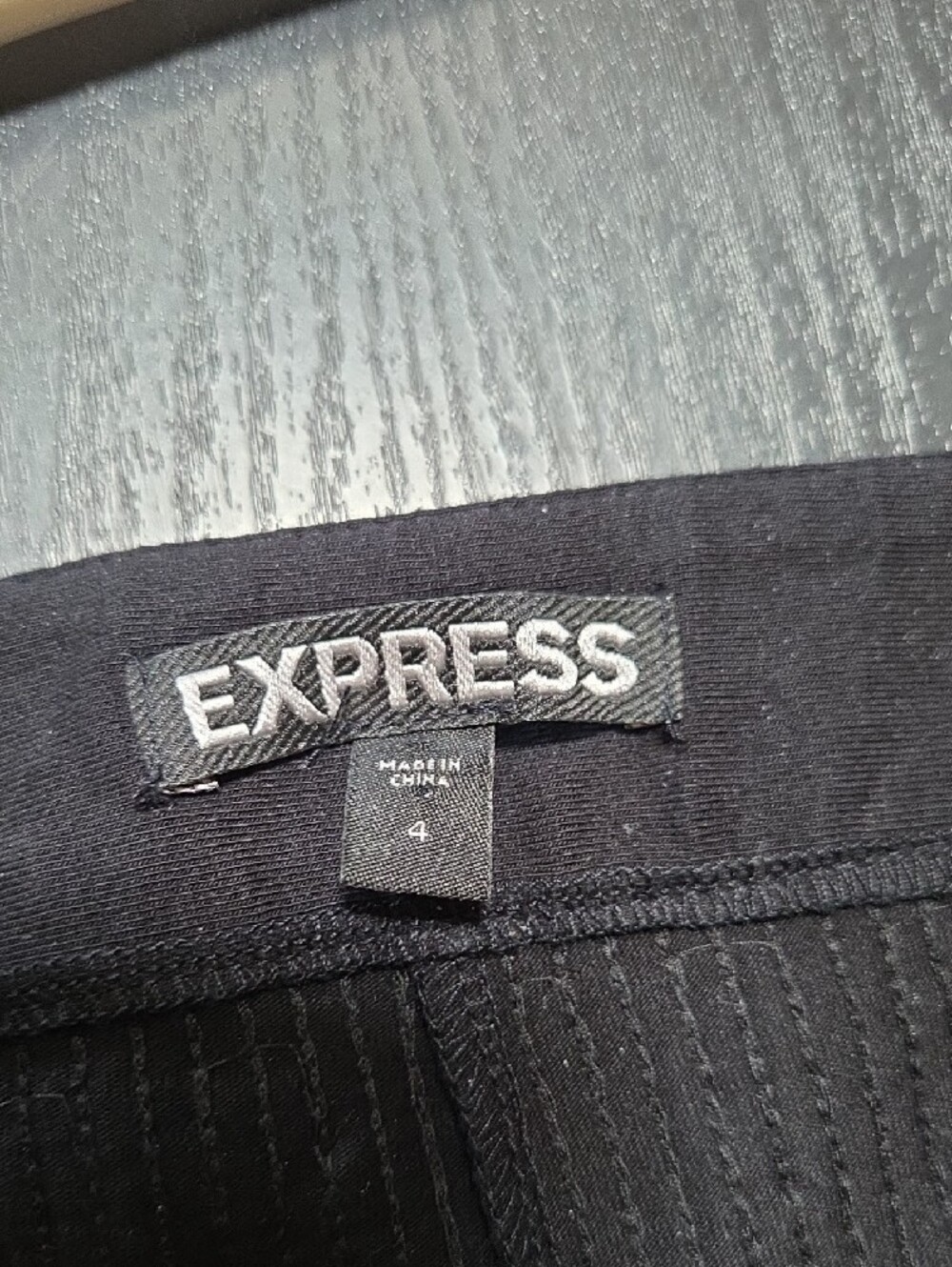 Express Black Stretch Shorts with Sequin Detail - Picture 2 of 11